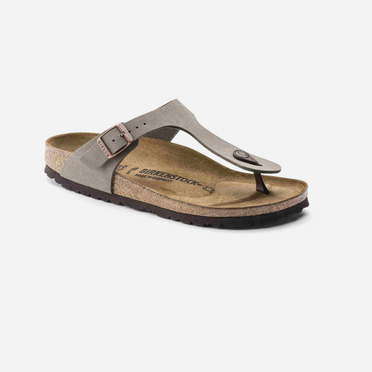 Birkenstock Gizeh Birko-Flor Nubuck Gray Gray/Stone