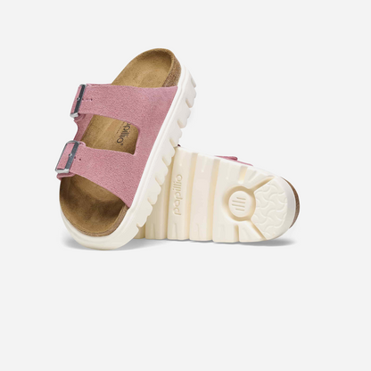 Birkenstock Arizona Chunky Suede Leather Pink Pink/Candy Pink