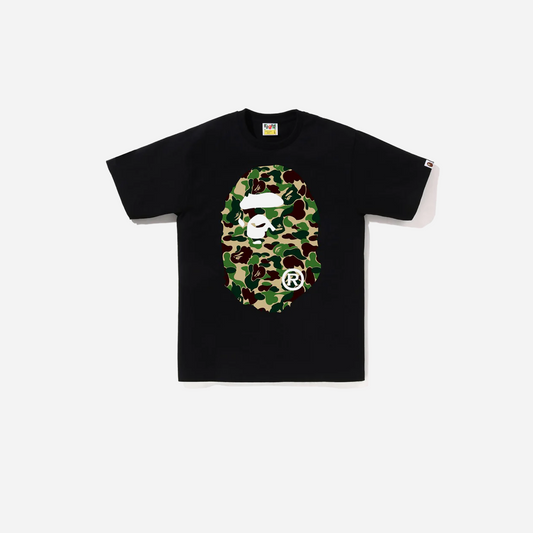 Bape Mens Abc Camo Big Ape Head Tee