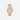 Cartier Santos De Cartier Silvered Opaline Dial Rose Gold Strap Watch - WGSA0007