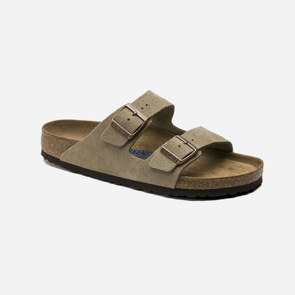 Birkenstock Arizona Soft Footbed Suede Leather Beige Beige/Taupe