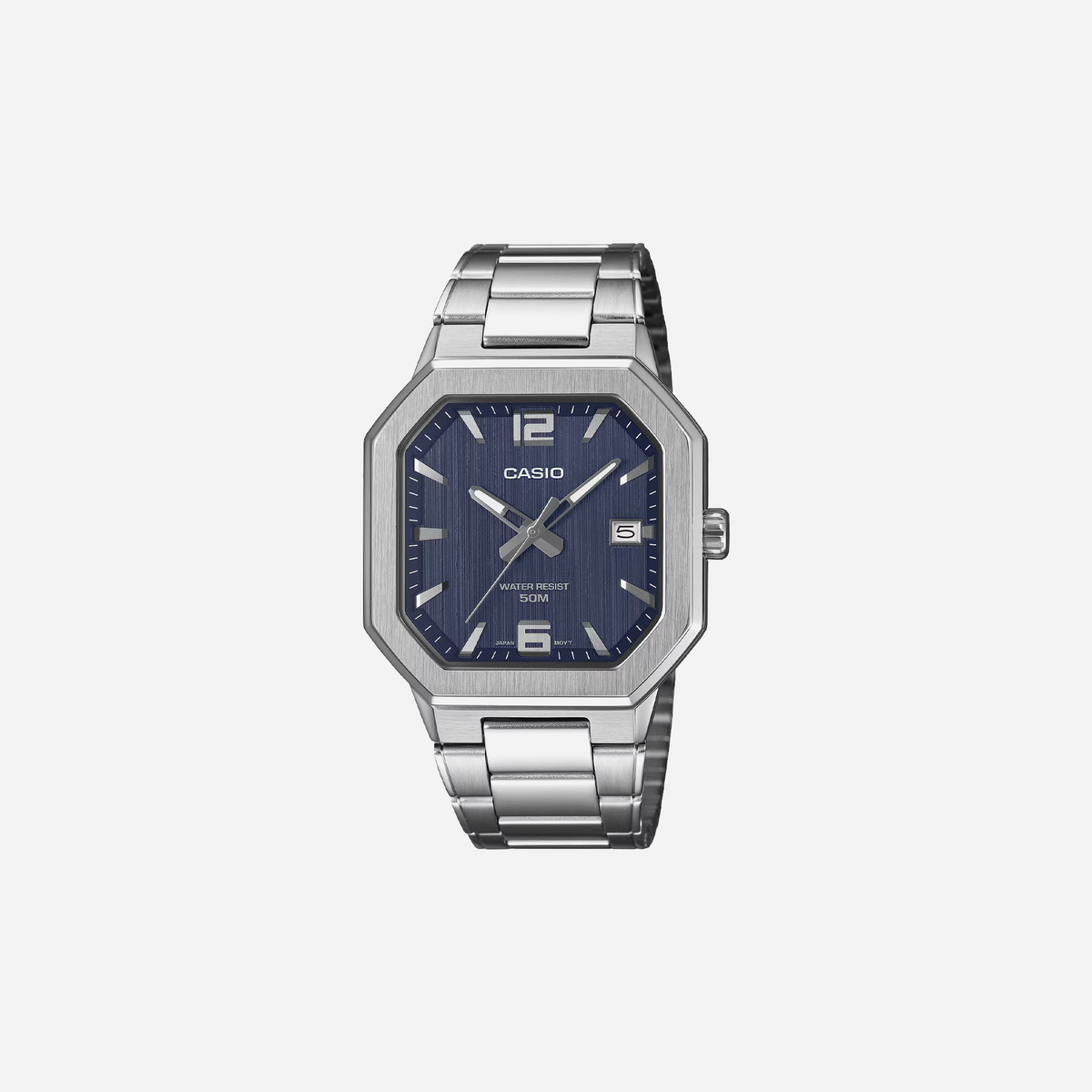 Casio Enticer MTP-B195D-2A Blue Dial Stainless Steel Watch