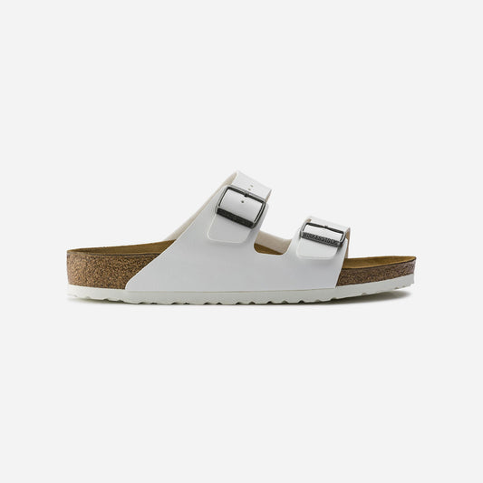 Birkenstock Arizona Birko-Flor White Brown