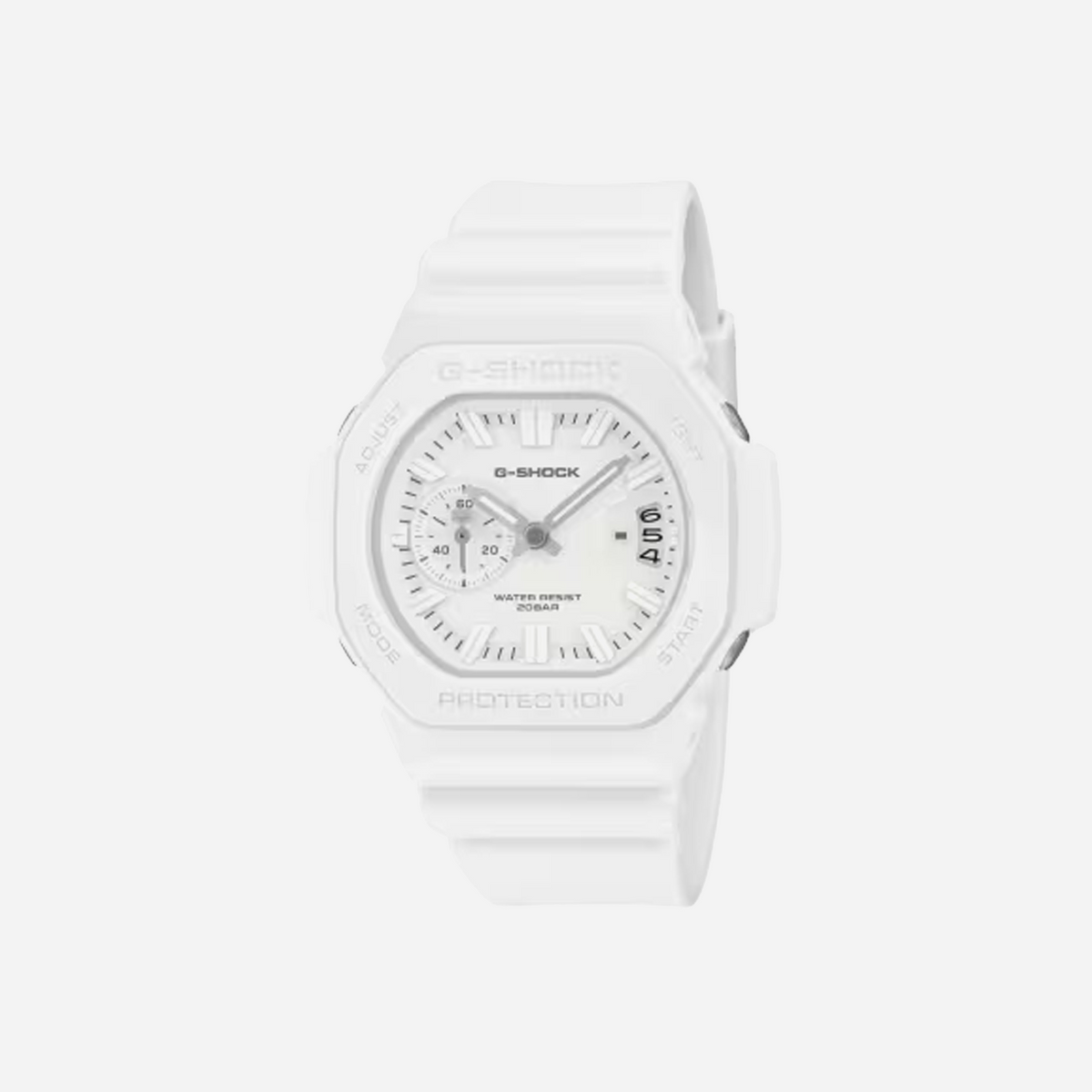 Casio G-Shock GAC-2500-7A-Analog Octagon White Resin Watch
