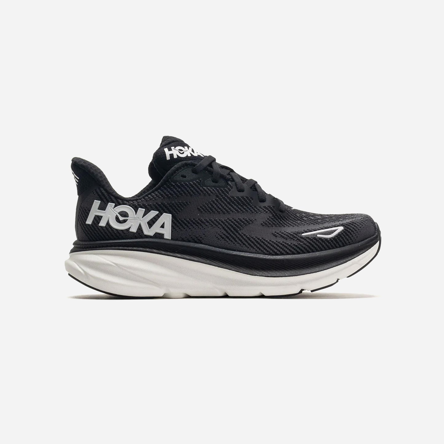 Hoka One One Clifton 9 Black White