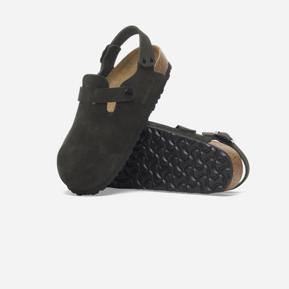 Birkenstock Tokio II Suede Suede Leather Black