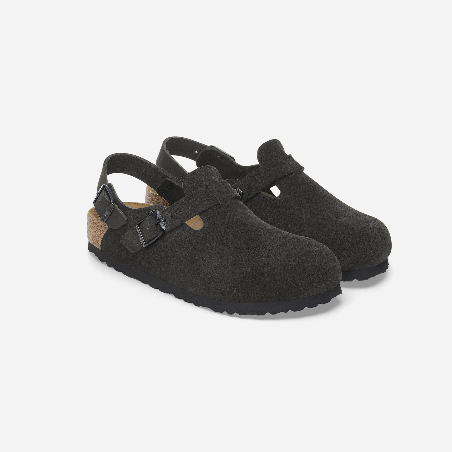 Birkenstock Tokio II Suede Suede Leather Black