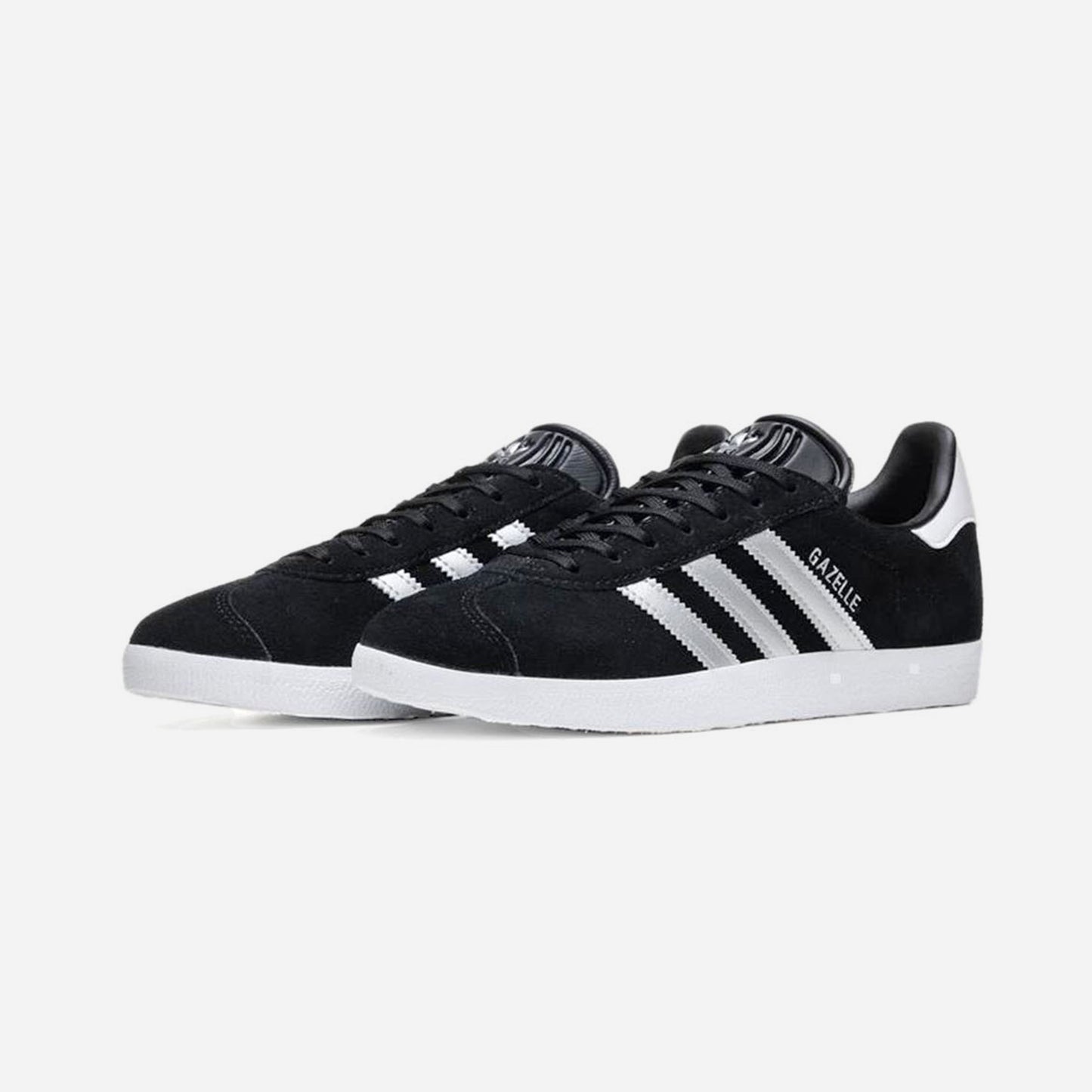 Adidas Gazelle Black Silver Metallic W