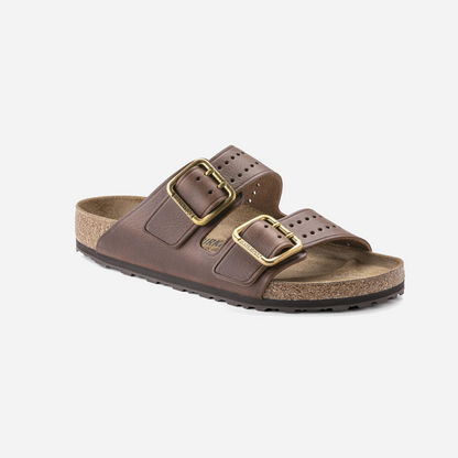 Birkenstock Arizona Bold Gap Natural Leather Brown Brown/Roast