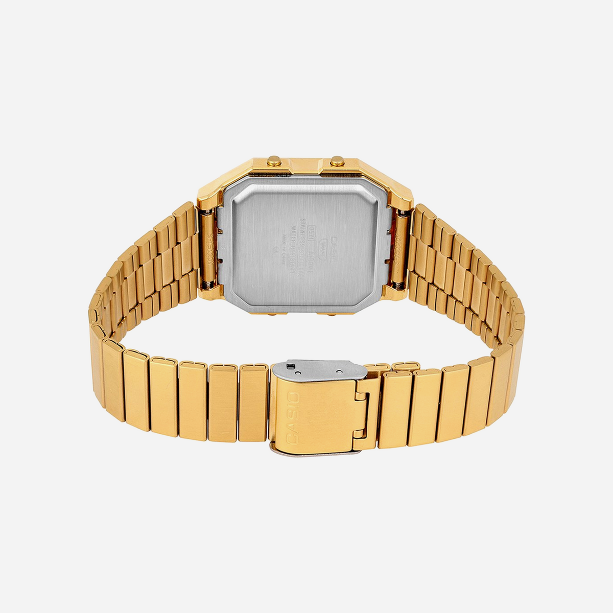 Casio Vintage A130WEG-9ADF Quartz Gold Dial Retro Classic with Modern Functions Stainless Steel Watch