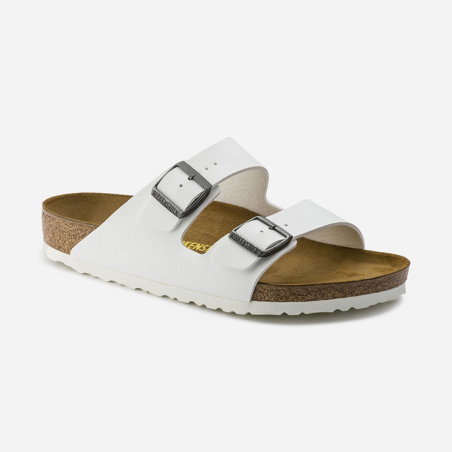 Birkenstock Arizona Birko-Flor White Brown