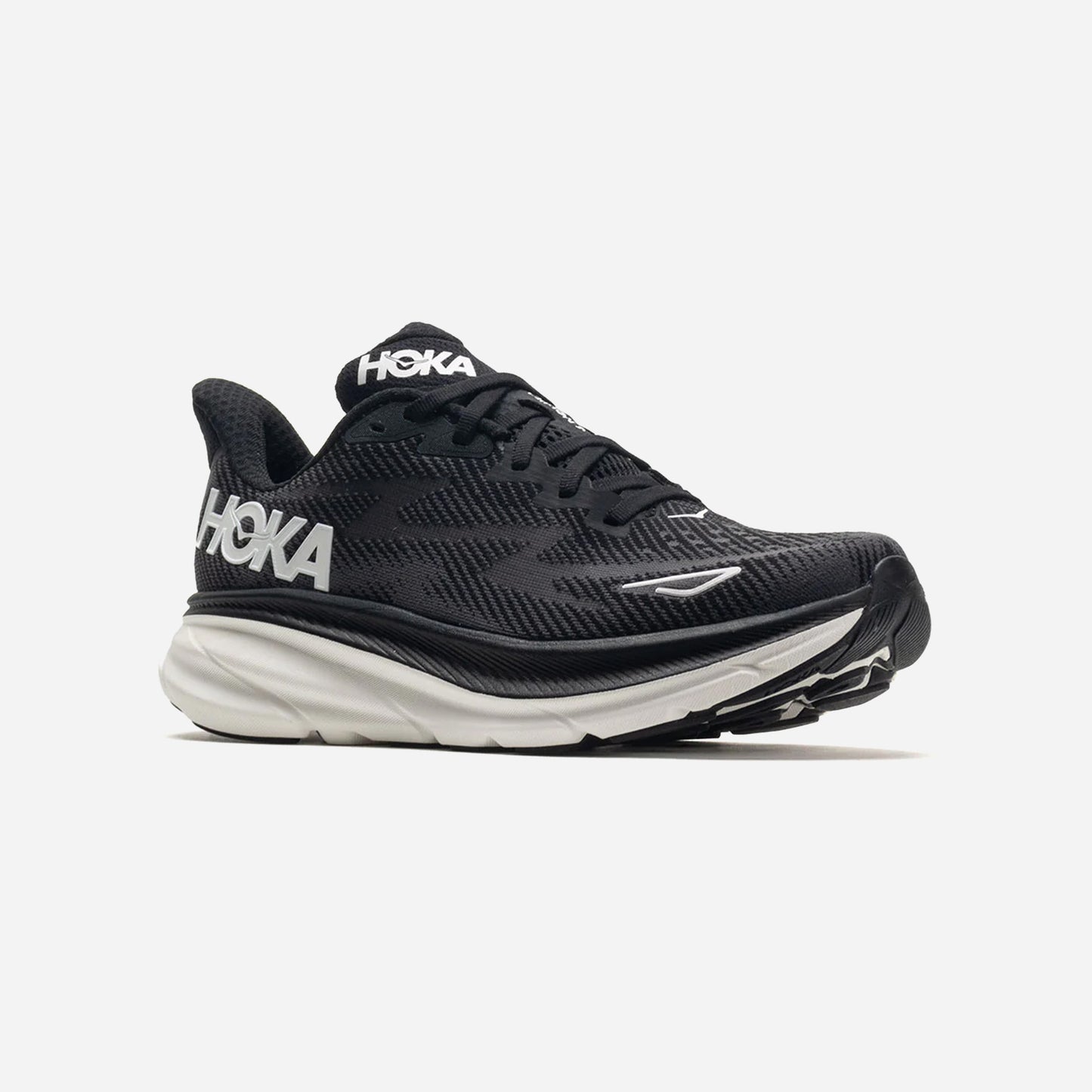 Hoka One One Clifton 9 Black White