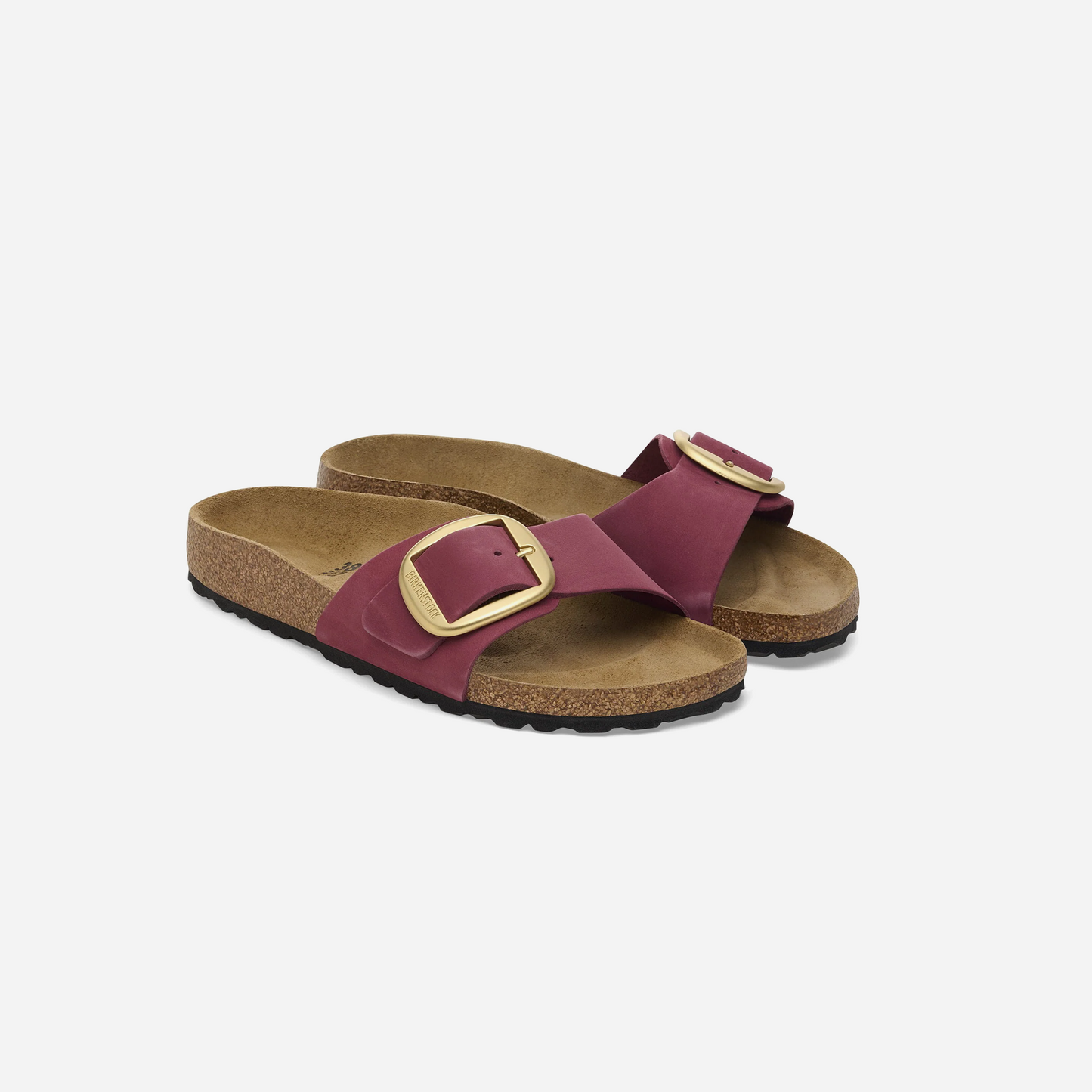 Birkenstock Madrid Big Buckle Nubuk Leather Violet Violet/Berry Crush