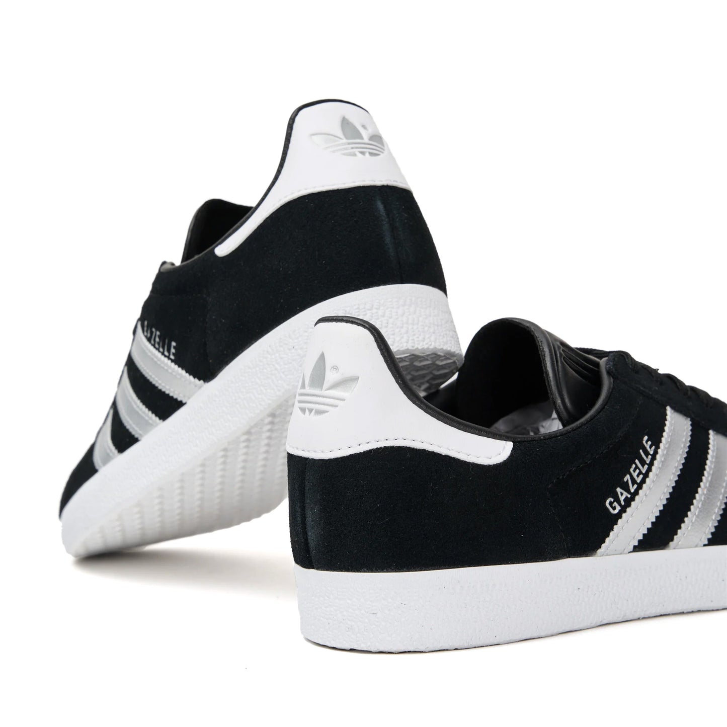 Adidas Gazelle Black Silver Metallic W