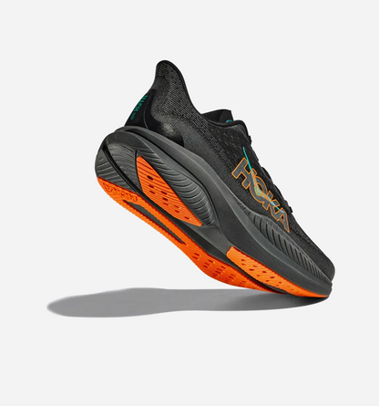 Hoka One One Mach 6 Black Electric Tangerine