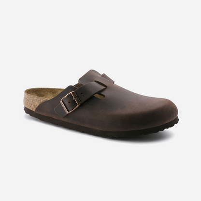 Birkenstock Boston Oiled Leather Brown Brown/Habana