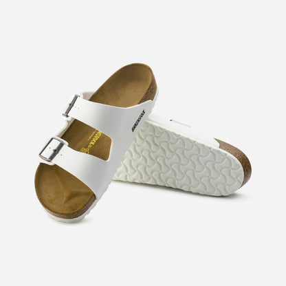 Birkenstock Arizona Birko-Flor White Brown