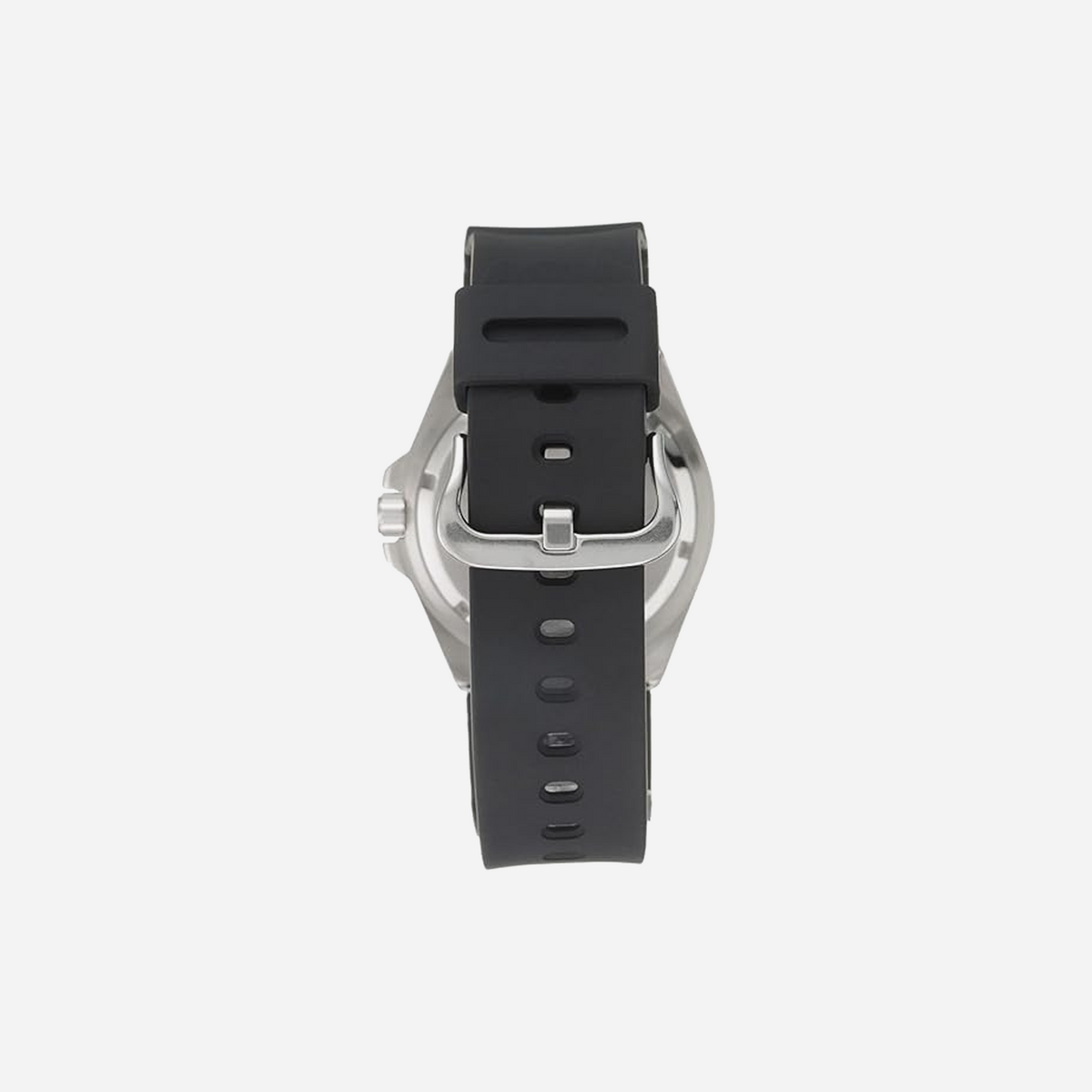 Casio MDV-106B-1A2VCF Series Black Dial Blue-Red Case Resin Band Analog Watch