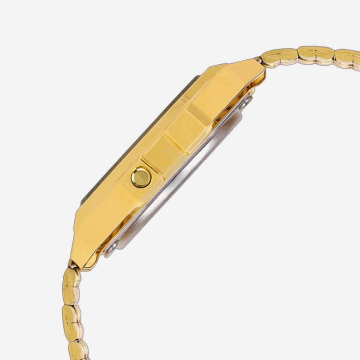 Casio Vintage A159WGEA-1D Quartz Iconic Gold-Tone Dial Digital Stainless Steel Watch