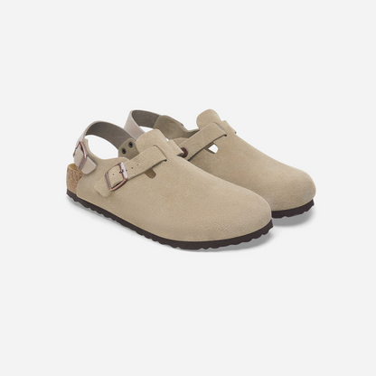 Birkenstock Tokio II Suede Suede Leather Beige Beige/Taupe