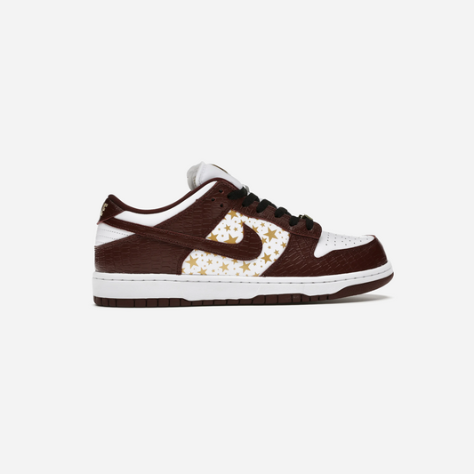 SB DUNK LOW SUPREME STARS BARKROOT BROWN