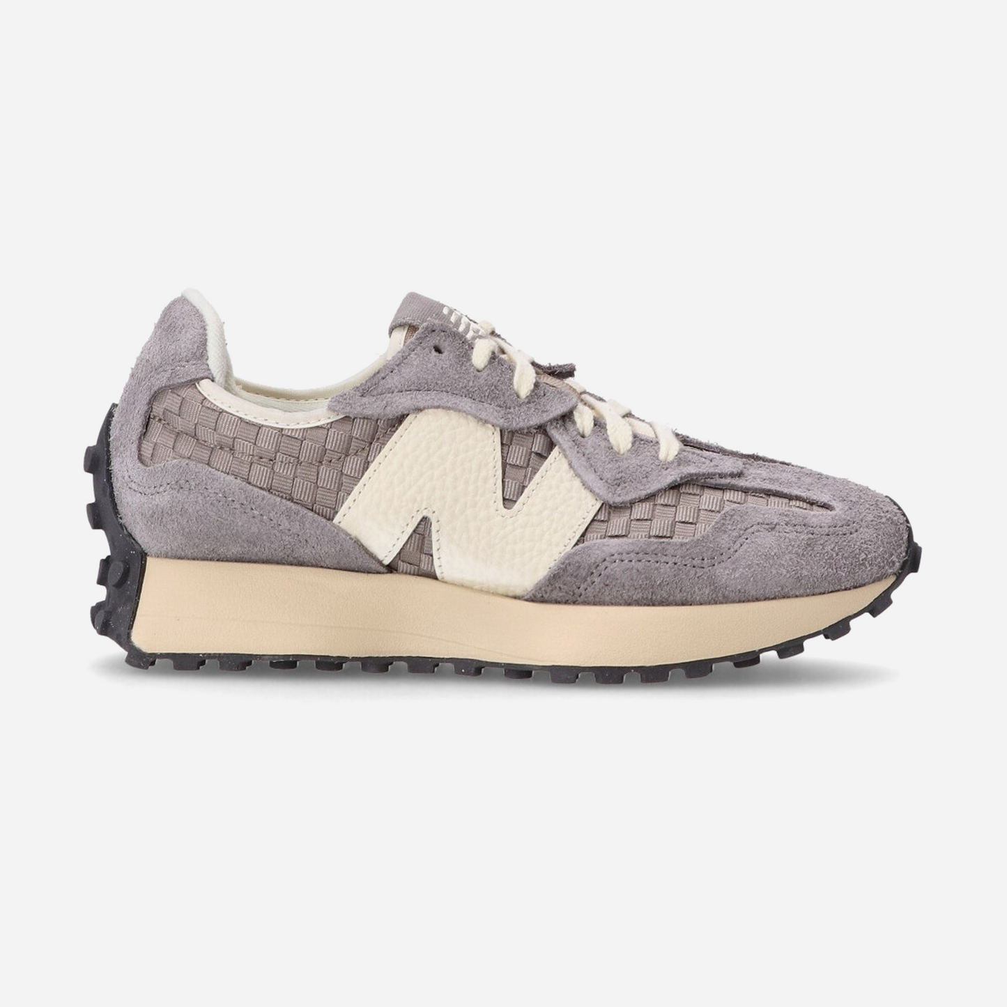 New Balance 327 Woven Cement Grey Light Mushroom