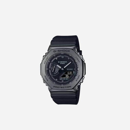 CASIO G-SHOCK 2100 Series Grey And Black Analog-Digital  GM-2100BB-1A