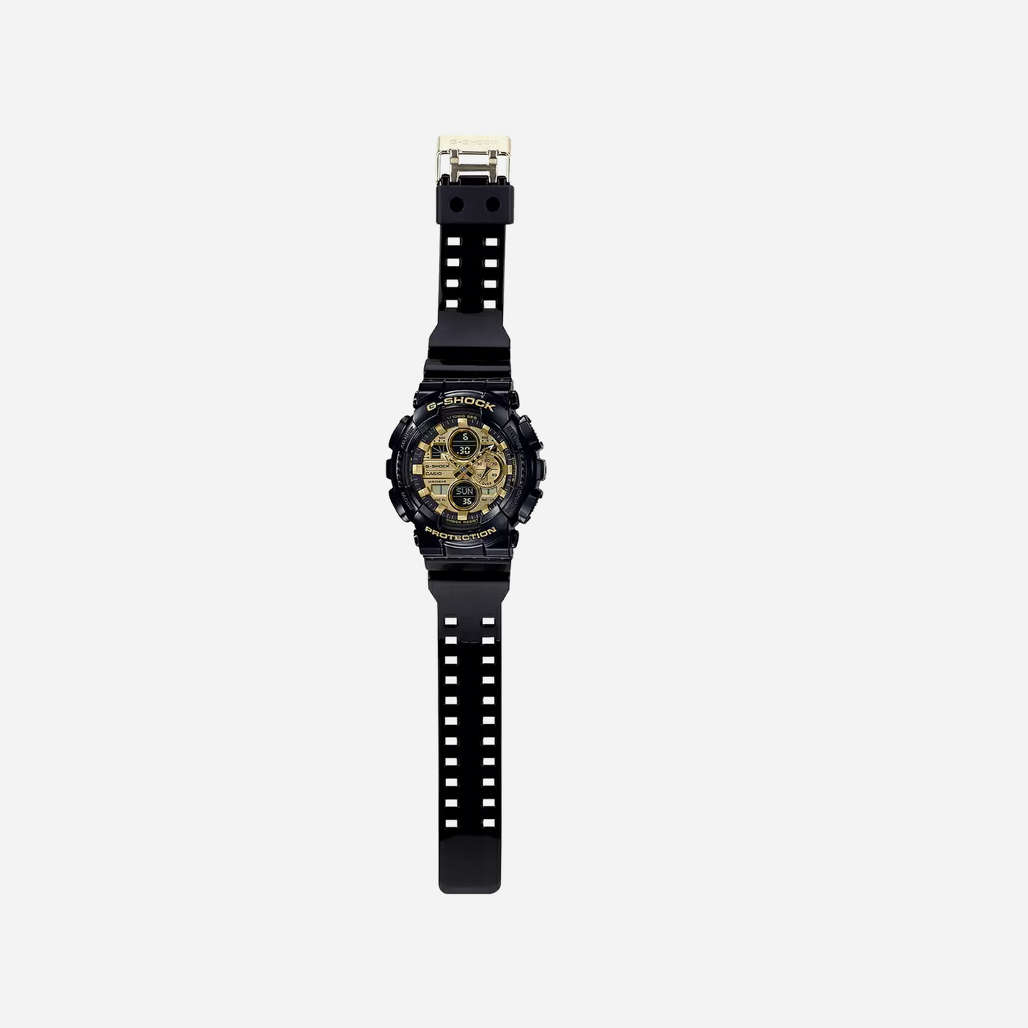 CASIO G-SHOCK Black & Gold Analog-Digital Dial GA-140GB-1A1