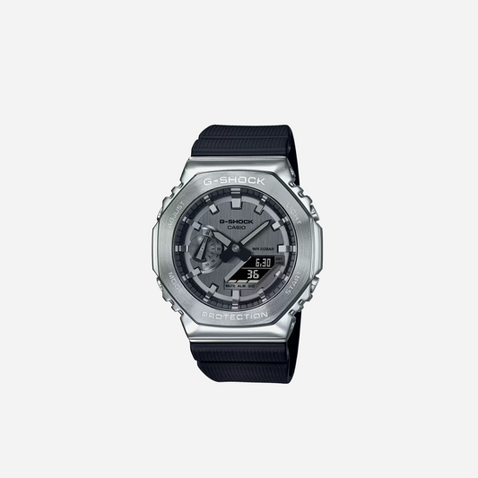 CASIO G-SHOCK GM-2100 Series Silver And Black Analog-Digital GM-2100-1A