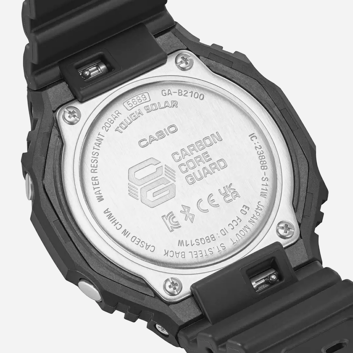 CASIO G-SHOCK Black Analog-Digital 2100 Series  GA-B2100-1A1