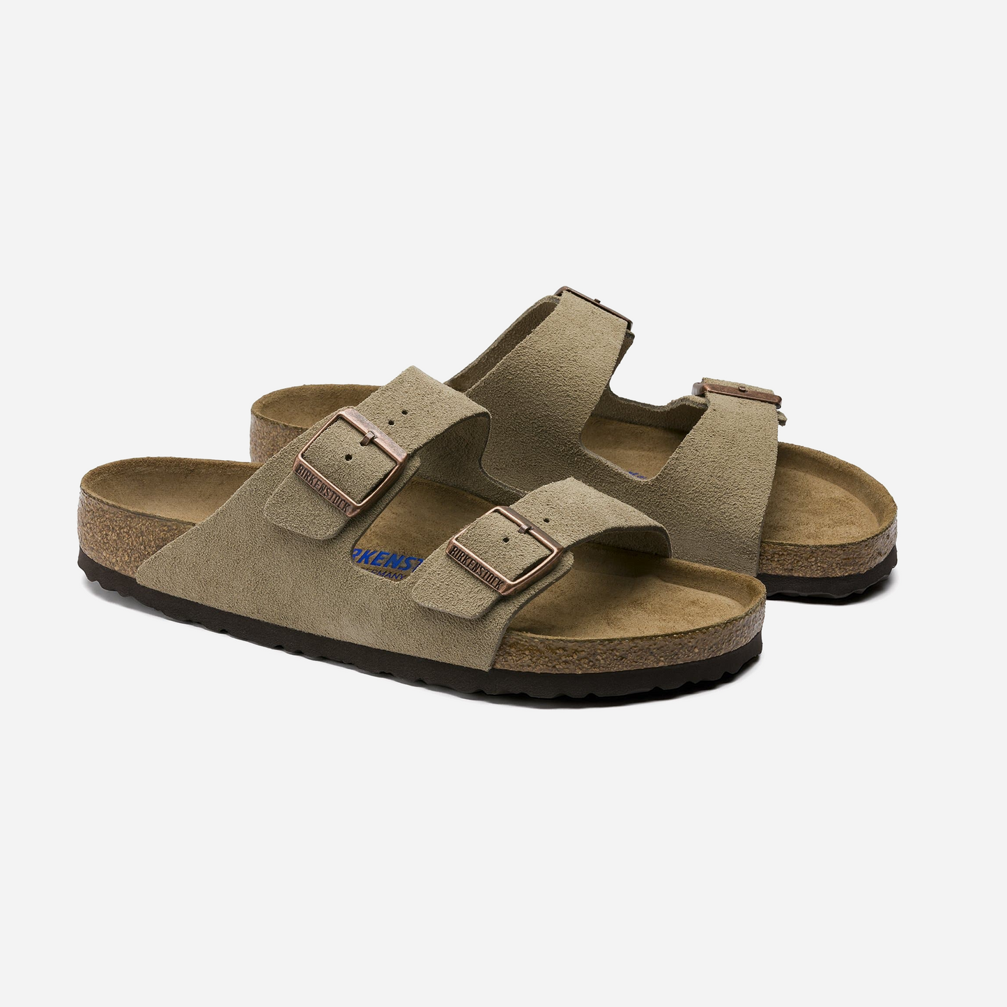 Birkenstock Arizona Soft Footbed Suede Leather Beige Beige/Taupe