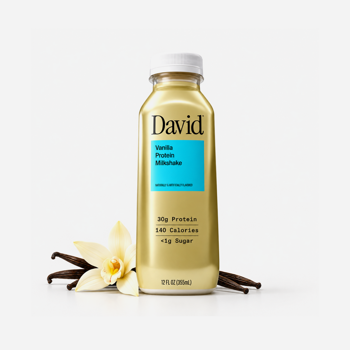 David Protein Vanilla Milkshakes (30g Protein)