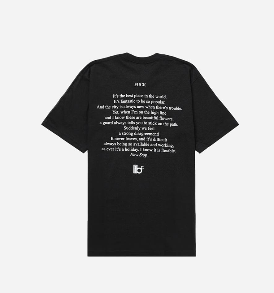 Supreme Corporation Fuck Tee Black