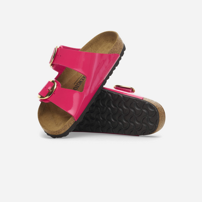 Birkenstock Arizona Big Buckle Birko-Flor Patent  Pink Pink/Patent Fuchsia Fusion