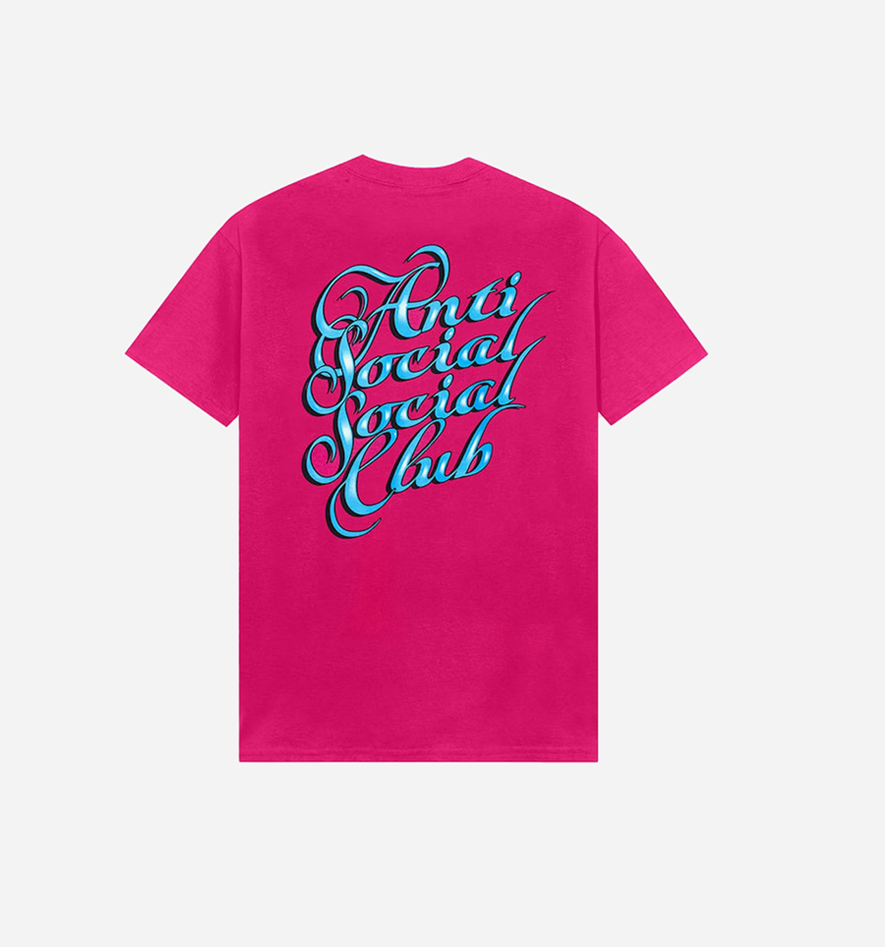 Anti Social Social Club Eye Lash Tee Pink