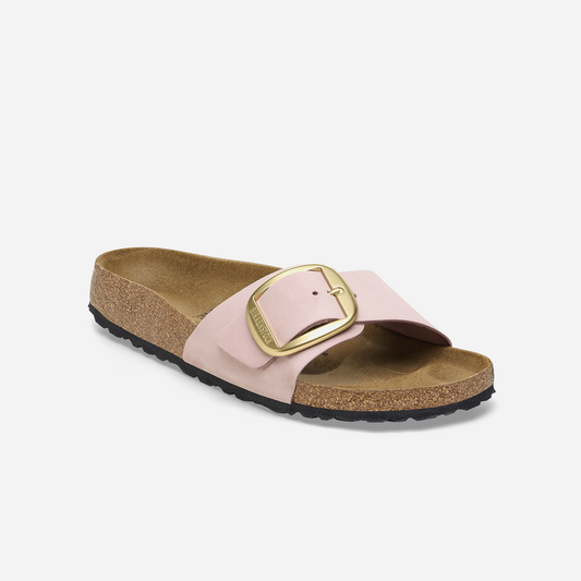 Birkenstock Madrid Big Buckle Nubuck Leather Pink Pink/Soft Pink