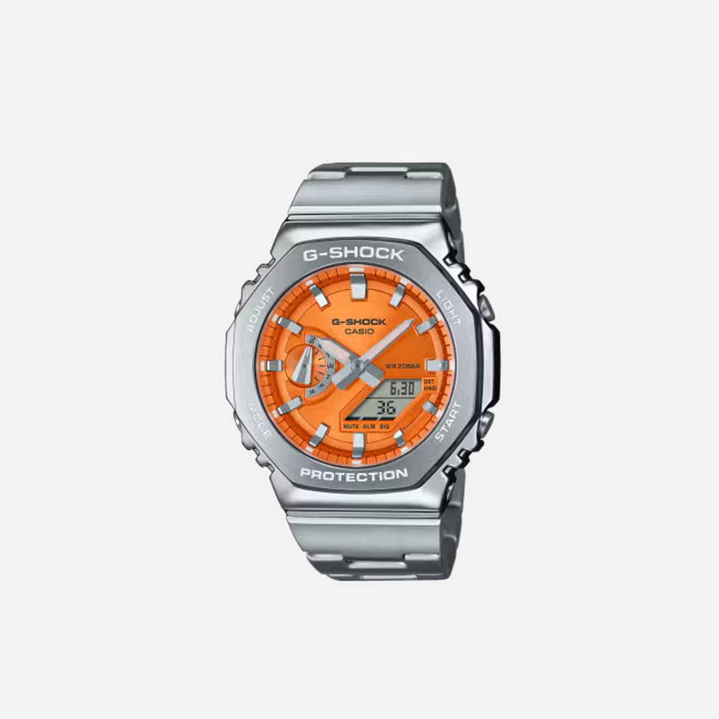 CASIO G-SHOCK G-Steel 2100 Series Orange And Silver GM-2110D-4A