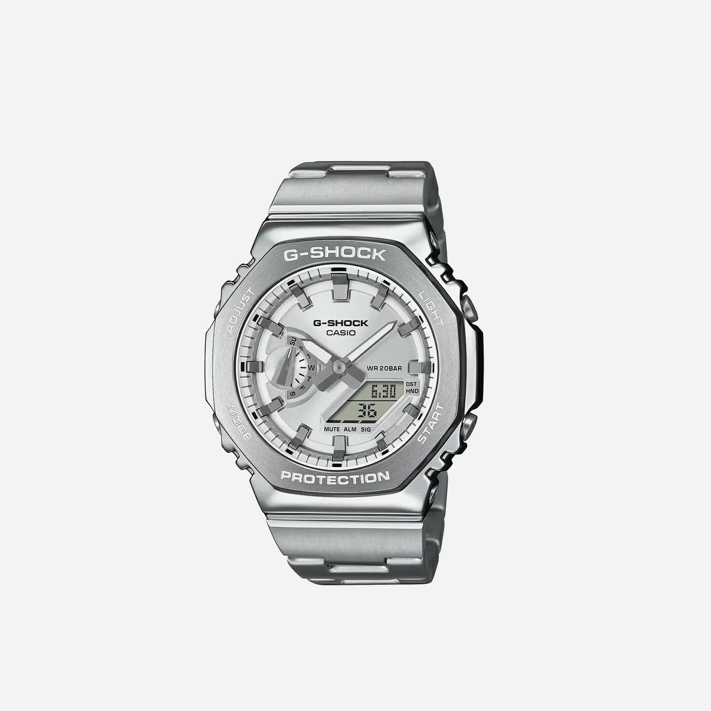 CASIO G-SHOCK G-Steel 2100 Series Silver GM-2110D-7A