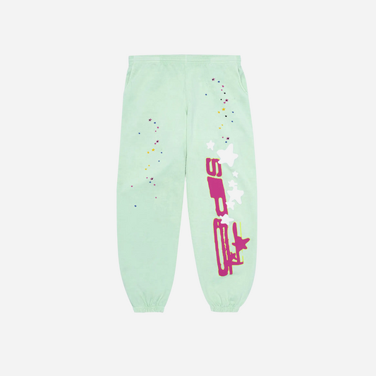 Sp5der SP5 Mint Sweatpants Mint