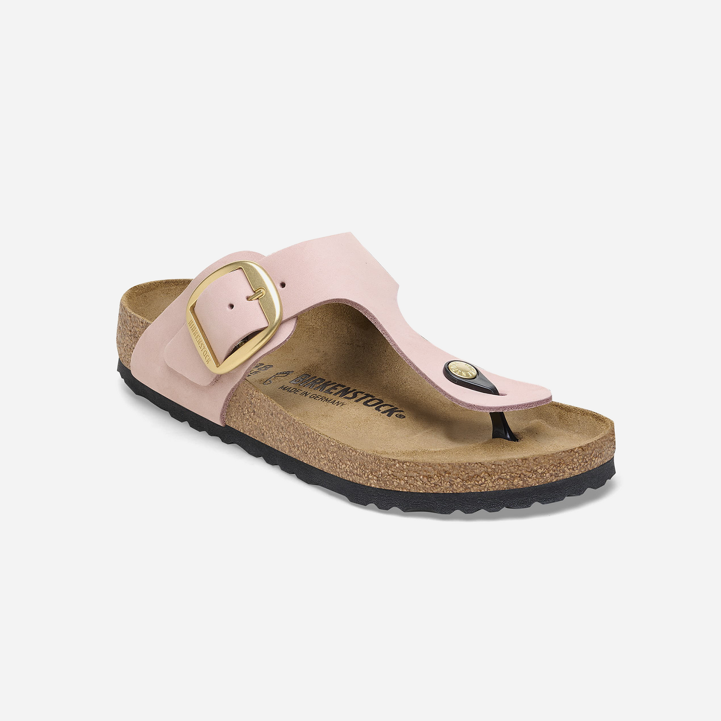 Birkenstock Gizeh Big Buckle Nubuck Leather Pink Pink/Soft Pink