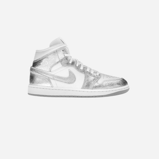 Jordan 1 Mid SE Metallic Silver (Women's)