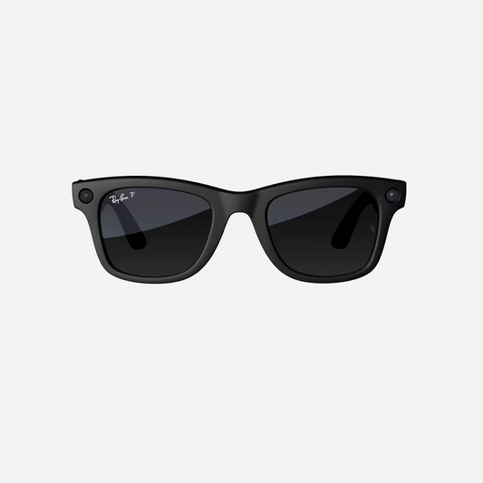 Ray Ban Meta Smart Glasses - Wayfarer Matte Black Graphite Lenses