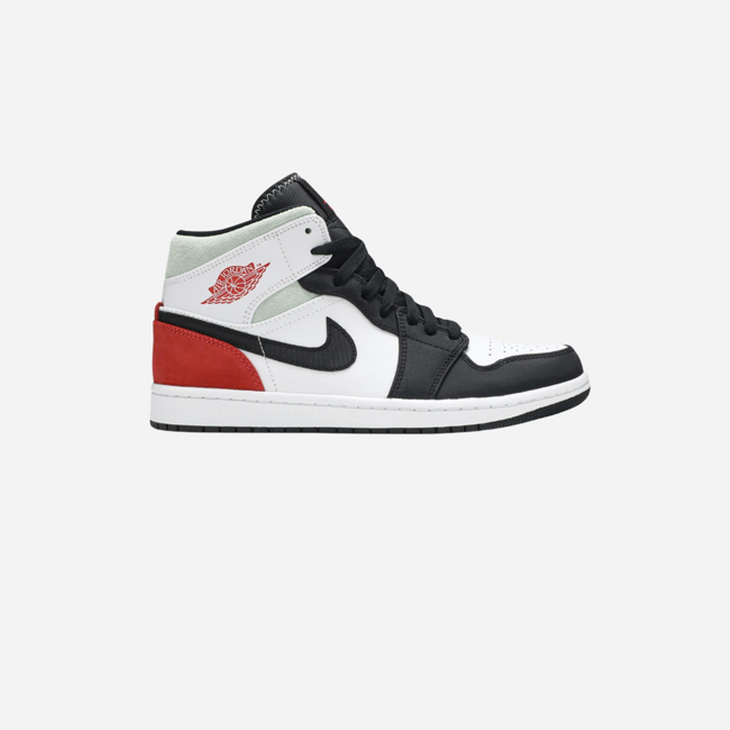 JORDAN 1 MID SE RED BLACK TOE