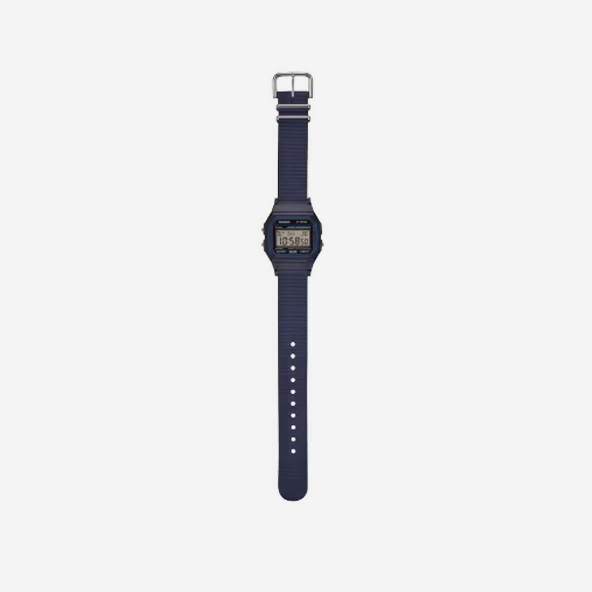 Casio Youth F-91WF-2A Water-Resistant Digital Blue Resin Glass Watch