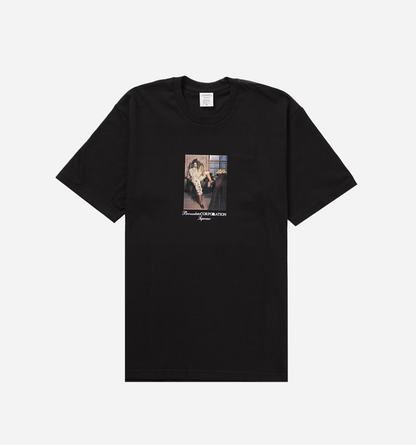 Supreme Corporation Fuck Tee Black