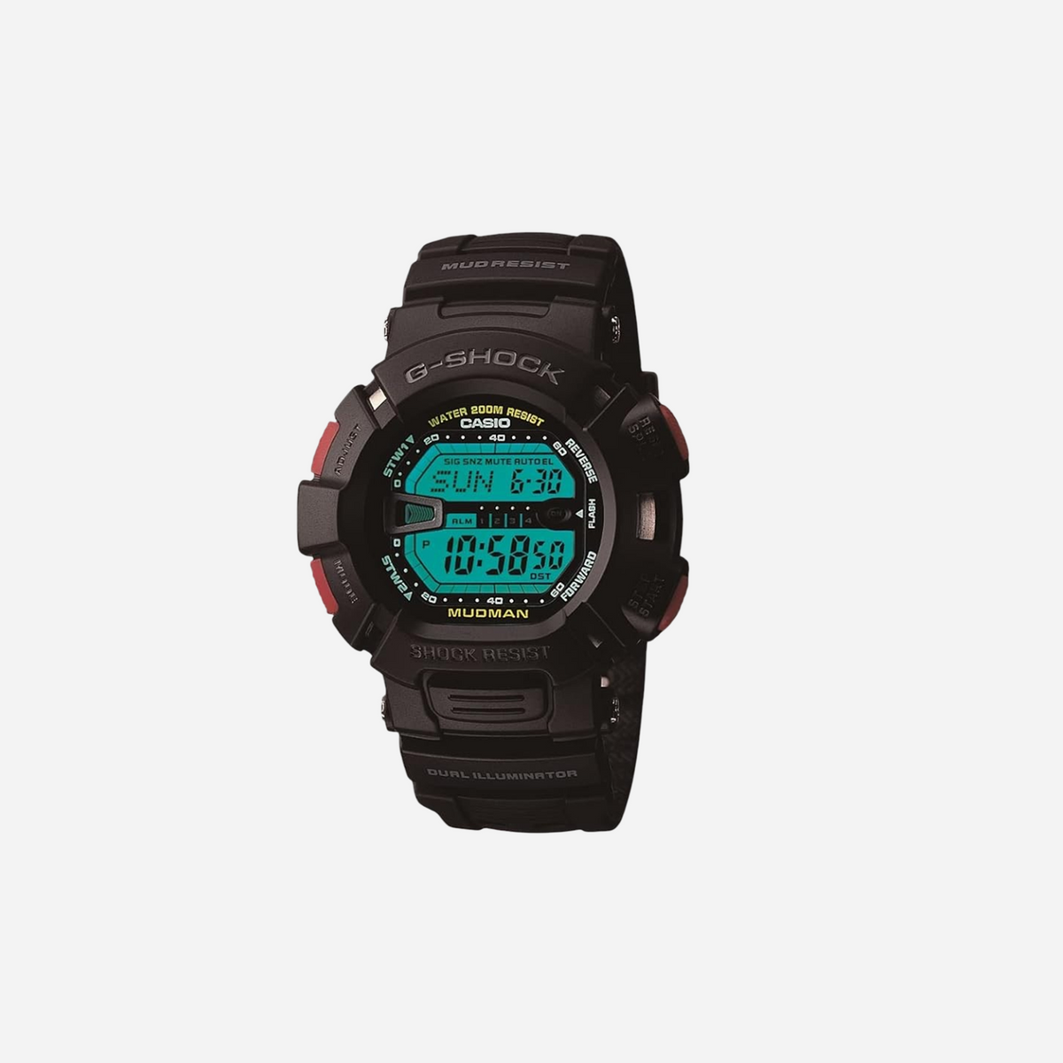 Casio G-Shock G9000-1V Mudman Super Dual Illuminator Quartz Digital Watch
