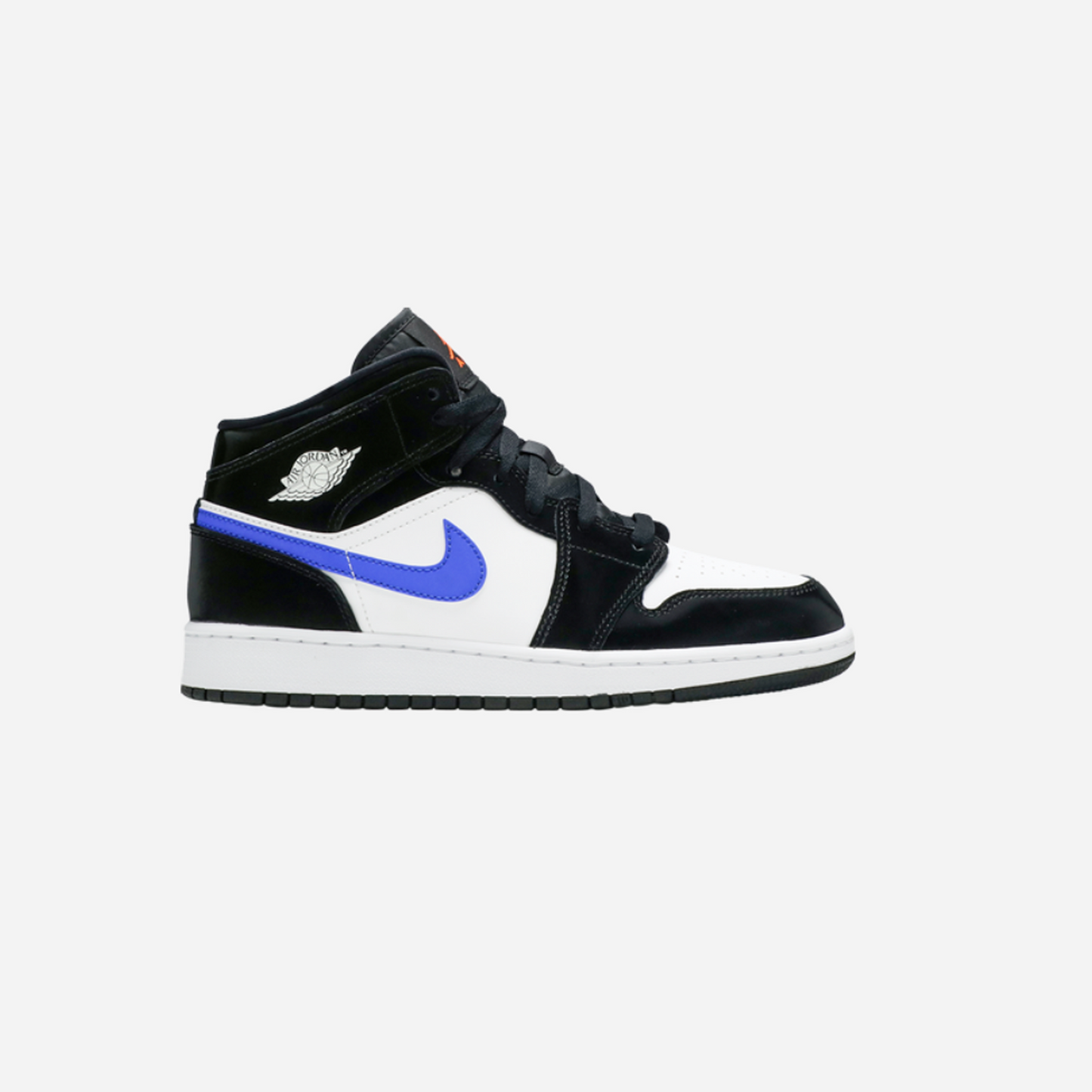 JORDAN 1 MIDBLACK RACER BLUE WHITE (GS)