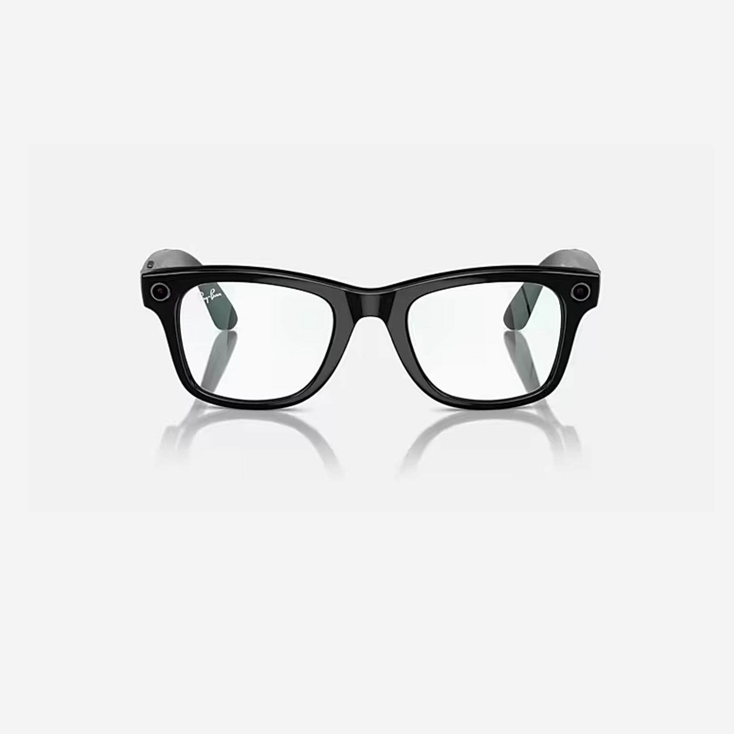 Ray Ban Meta Smart Glasses - Wayfarer Shiny Black Clear Lenses