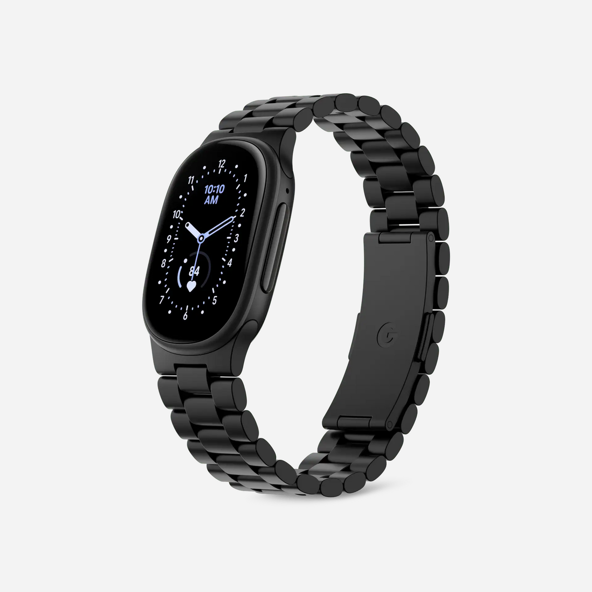 Google Fitbit Edge Metal Links Band Matte Black (Band Only)