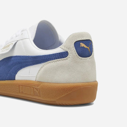 Puma Palermo Lth Unisex Sneakers White-Vapor Gray-Clyde Royal